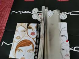 mac cosmetic makeup book journal