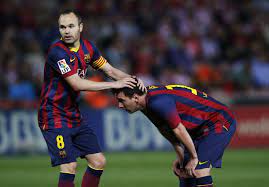 Lionel Messi and Iniesta in a gay pose | Neymar Jr - Brazil and Al Hilal -  2023