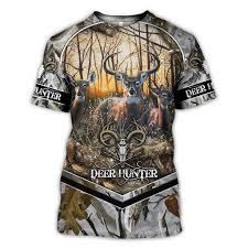 Deer Hunter 3d All Over Printed Clothes Lh1099