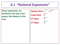 Rational Exponents Powerpoint