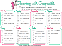 Pin By Carrie Taylor On Cleaning Free Printable Chore