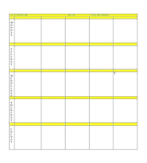 Monthly Planning Calendar Template Teacher Planning Calendar