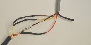 The wires end into 2 cables. Creating Adaptors For A Reversing Camera Reversing Cameras Uk