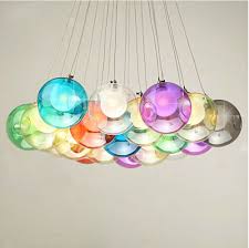 Colorful Bubble Glass Pendant Light G4