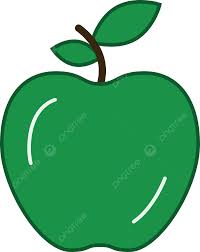 apple filled outline icon fruit vector