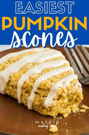 easy pumpkin scones recipe for fall