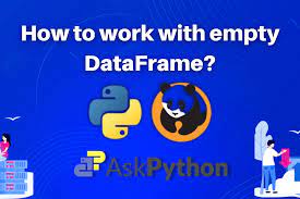 create an empty dataframe in python
