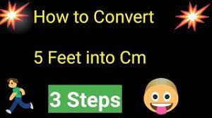 1 feet is 30.48 cm, therefore there are 152.4 cm in 5 feet. 5 Feet To Cm 5 Feet In Cm How To Convert 5 Feet Into Cm Youtube