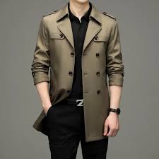 Mens Trench Coats High Quality Blazer