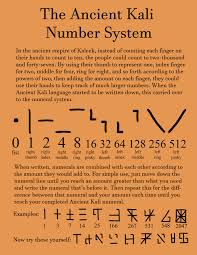 The Ancient Kali Number System A Pseudo Base 2 Numeral