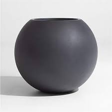 Dark Grey Indoor Outdoor Planter