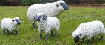 Mini Sheep Statue Jardinchic