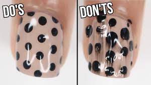 dos don ts polka dot nails how to