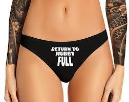 Return to Hubby Full Panties Hotwife Sexy Slutty Funny Cuckold - Etsy Sweden