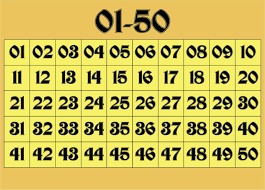 They include the numbers, counting cards, and math symbols. 9 Best Printable Numbers 1 50 Printablee Com