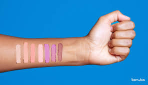 how to create makeup swatches for