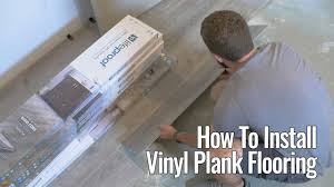 how to install vinyl plank flooring