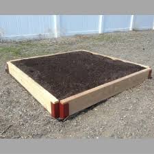 A modular raised bed corner system designed for an urban vegetable garden, this wooden planter is easy to assemble. 2 X6 Cedar Raised Garden Bed 4 4 Kit Grow It Now