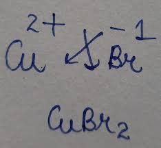 chemical formula of copper bromide by