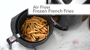 air fryer frozen fries crispy french