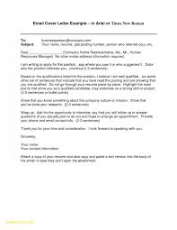 27 Email Cover Letter Format Resume Cover Letter Example Cover