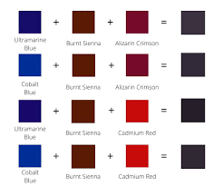 Purple Colour Shades Color Mixing