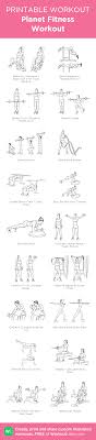 Planet Fitness Workout Illustrated Exercise Plan Created