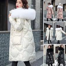Winter Warm Women Puffer Fur Long