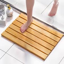 cleaning your bamboo bath mat