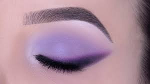 purple smokey eye look tutorial