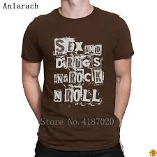 Sex Rock N Roll Tshirts Letters Create Fitness Clothing T Shirt For Men Spring Autumn Slogan 100 Cotton Anlarach Fitness