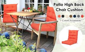 Tufted Patio High Back Chair Cushion