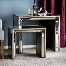 Accent Table Nesting Mirror 27x16x24h