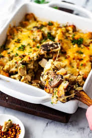 Pour into a casserole dish and top with the remainder 1 cup of shredded cheese. Keto Turkey Casserole Kicking Carbs