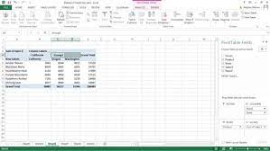 ungroup excel pivot table data