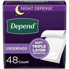 depend underpads disposable