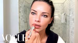 adriana lima gets ready for a night out