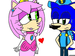 Sonic and Amy as peach and mario on Make a GIF