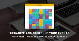 Get New Wordpress Timetable And Event Schedule Plugin For