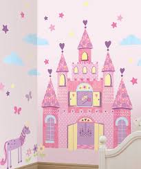 Purple Princess Castle Wall Decal Set