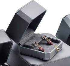premium leather earring gift box