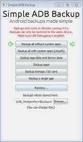 backup all android data without root