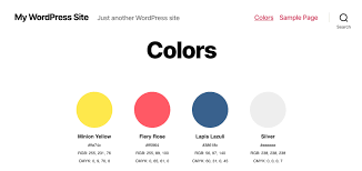 For a full overview of css colors, visit our colors tutorial. Color Palette Wordpress Plugin Wordpress Org Deutsch