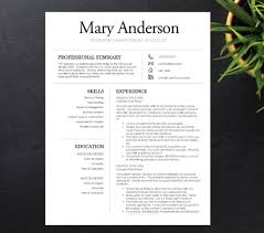 These are useful instruments (easily. Resume Template For Word A4 Letter 1 2 3 Page Included Etsy Resume Template Word Good Resume Examples Resume Examples