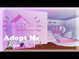 adopt me girly bedroom tour