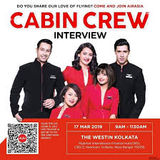 Experience the world as part of your career. Airasia India Cabin Crew Walk In Interview Kolkata March 2019 Better Aviation