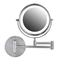 Lighted Wall Mount Makeup Mirror