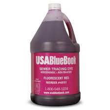 Usabluebook Sewer Tracing Dye Red Liquid Case Of Four 1 Gallon Bottles Usabluebook Sewer Tracing Dye Red Liquid Case Of Four 1 Gallon Bottles