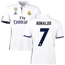Jersey real madrid adidas junior champions. 2016 17 Real Madrid Home Ronaldo Shirt Size M 0783942866186 Amazon Com Books