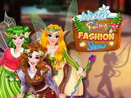 winter fairy fashion show game